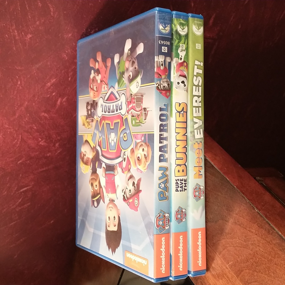 Paw Patrol, Pups Save The Bunnies & Everest DVD Movies